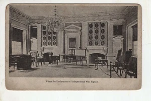 Antique Post Card - Where the Declaration of Independence was signed. - Picture 1 of 2