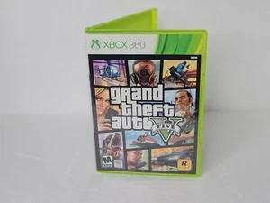 Grand Theft Auto V GTA 5 Microsoft Xbox 360 Install & Play Discs in Case Tested - Picture 1 of 3