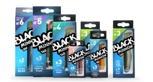 ARTIFICIALE FIIISH BLACK MINNOW SPINNING TRAINA SERRA SPIGOLE MARE VARIE MISURE - Foto 1 di 20