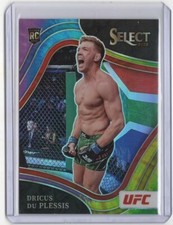 2022 Select UFC Dricus Du Plessis Tie-Dye Prizm OCTAGONSIDE Rookie Card RC /25 
