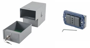 CASSAFORTE A SCOMPARSA PRESA ELETTRICA LIWING MINI SECUR BOX CASSETTO + VANO - Foto 1 di 3