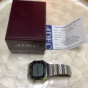 ADEC Alarm Chronograph Digital Watch in Box - Untested (J) #129 - Picture 1 of 5