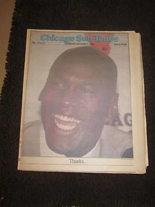 CHICAGO SUN-TIMES~OCT 7, 1993~NEWSPAPER~MICHAEL JORDAN EDITION~CHICAGO BULLS! - Picture 1 of 2