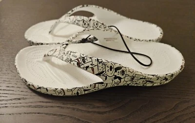 Tanga Chanclas Sandalia DAWGS Loudmouth Patrón Woof Talla 7/37 Etiquetas Nuevas Foto 1 de 4