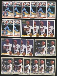 Lot (x24) 1983 Topps/Donruss/Fleer GARY GAETTI Mixed Card Lot Minnesota Twins