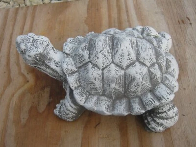 Cemento Hormigón Piedra Sin Pintar XSmall TORTUGA Decoración Jardín Nuevo Foto 1 de 4