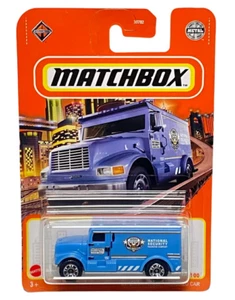 Matchbox International Armored Car [Blue] 80/100 Short Card - Picture 1 of 1