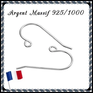 Crochets d'oreilles Fil 0,6mm, en Argent Massif 925/1000 .Réf: ERPALPT6 - Bild 1 von 1