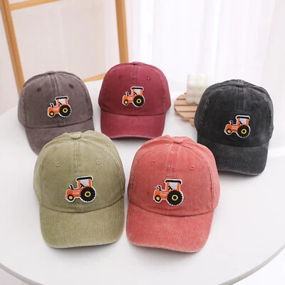 Kids Baby Girls Boys Peaked Cap Cartoon Car Baseball Hat Sunshade Peaked Cap - Image 1 of 4