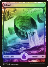 Island (258) FOIL Battle for Zendikar NM Extended / Full Art CARD ABUGames
