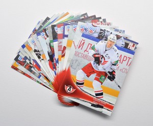2013-14 KHL Avtomobilist Yekaterinburg Full 18-Card Base Set