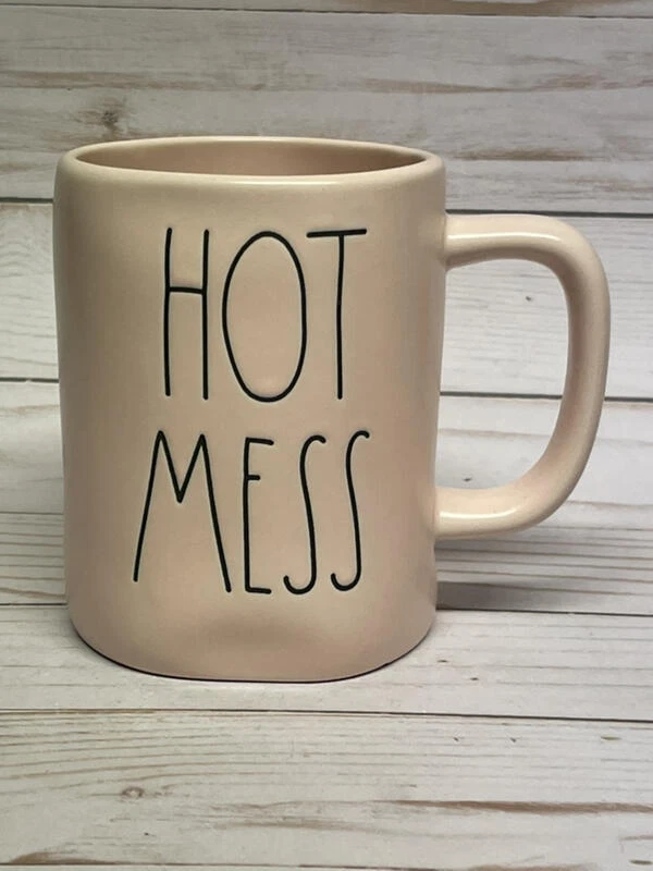 Rae Dunn Pink Hot Mess Mug - Image 1 of 1
