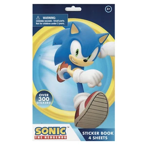 Sonic the Hedgehog Sticker Book for Kids - 4 sheets with Over 300 Stickers - Picture 1 of 4