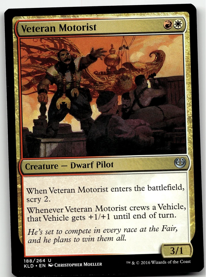 MTG Kaladesh Veteran Motorist 188 NM/M - Image 1 of 1