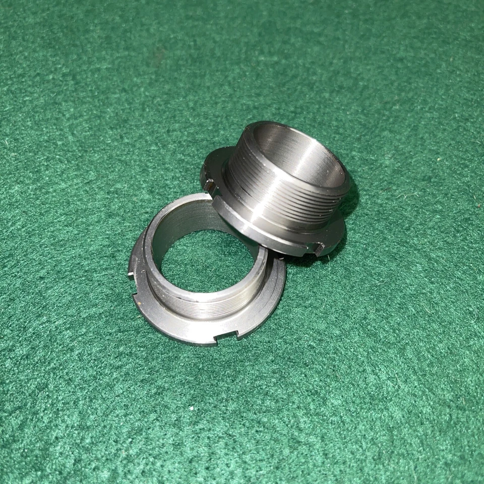 Triumph Shuttle Valve Fork Bottom Nuts CEI Cycle Thread 97-2224 NEW x2 - Image 1 of 1