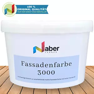 5 L Fassadenfarbe 3000, Hausfarbe, Außen, alle Untergründe, RAL Farbwahl - MATT - Bild 1 von 29