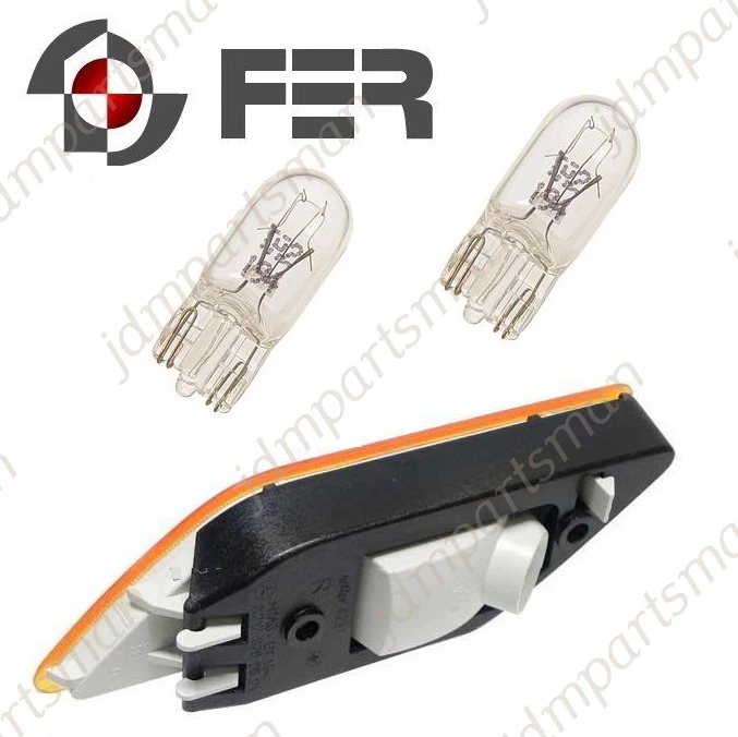 Luz de señal de giro para parachoques derecho Mercedes Benz E350 E550 E63 + Kit de bombillas 2x 194 Foto 1 de 1