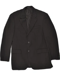 CHAPS Mens 2 Button Blazer Jacket UK 38 Medium Black Wool YA03 - Picture 1 of 3