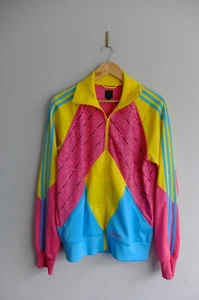 Adidas giacca tuta M blu rosa giallo originale AOP OTTIME CONDIZIONI 2008 - Foto 1 di 9