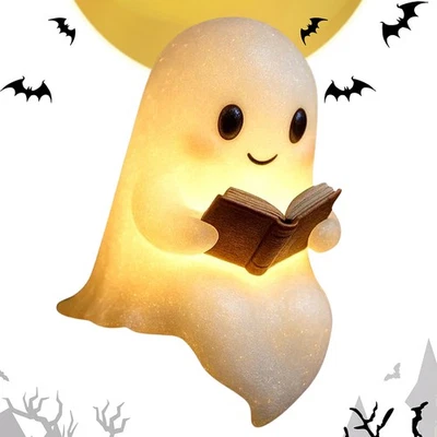 MARKENLOS Simpatica Lampada da Leggere Fantasmi, Halloween Fantasmi-Luce Notturna, Fantasmi-Leggere