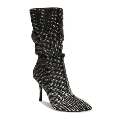 Botas Thalia Sodi Mujer 5 M Negras Ombre Estrás Raquell Punta Punta Nuevas en Caja KK8 Foto 1 de 4