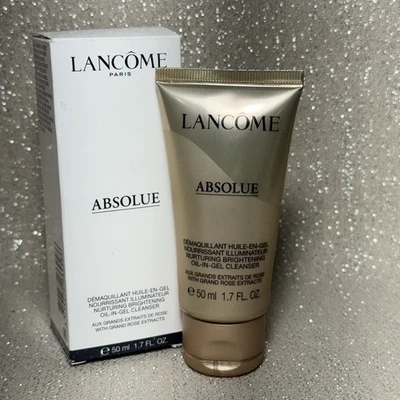 Lancome Absolue Nurturing Brightening Oil-In-Gel Cleanser 1.7 oz/50 ml NIB B16 - Image 1 of 3