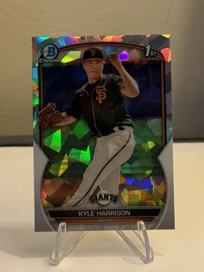 KYLE HARRISON 2023 Bowman Cromo 1° #BCP-93 Rifrattore Atomico GIGANTI - Foto 1 di 2
