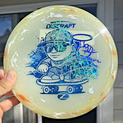 Discraft Ledgestone Barela Jawbreaker Z Glo Glow Cigarra Golf Disc 174g New #15 - Image 1 of 4