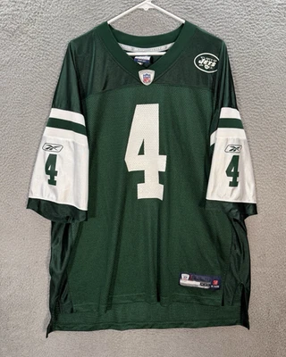 Camiseta De Colección New York Jets Adulto 2XL XXL Verde Brett Favre Reebok NFL Y2K Foto 1 de 4
