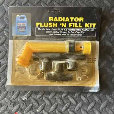 Prestone Flush 'n Fill Radiator Flush Cleaning Kit Vintage New NOS - Image 1 of 3