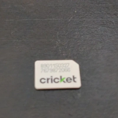 Cricket SIM Card / No credits / Activation bypass only / (1) - Image 1 of 3