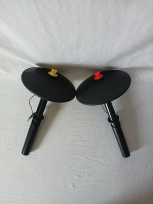 Guitar Hero Band Hero Replacement Drum Cymbals Nintendo Wii OEM Set of 2 - EUC - Image 1 of 4