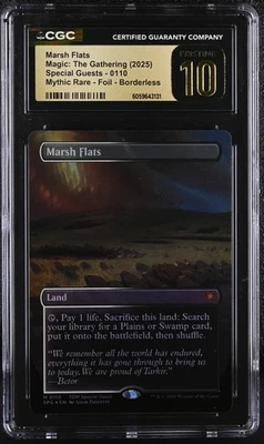 MARSH FLATS Special Guests 0110 Foil Mythic CGC Pristine 10 MTG [Nostalgium] - Image 1 of 2