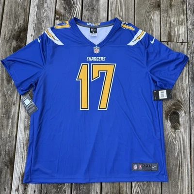 Los Angeles Chargers Philip Rivers #17 Nike Dri-Fit Color Rush Jersey Men's 3XL - Image 1 of 4