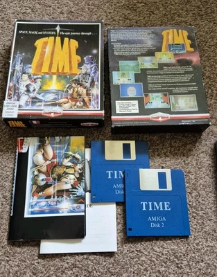 Amiga Small box game, The epic Journey Through Time, Empire, 1989 tested see pic - Image 1 of 2