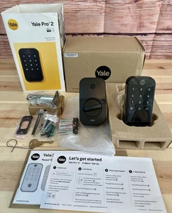 Yale PRO 2 Tastenblockschloss # YRD614-BLE-BSP, schwarz Wildleder ohne Smart Modul - Bild 1 von 8