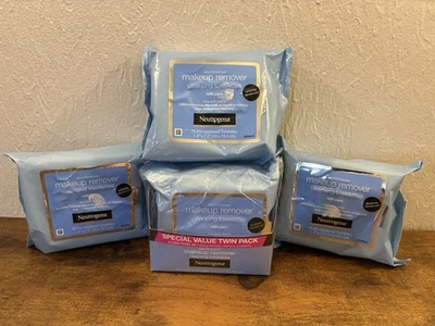 Lote de 5 paquetes de toallitas/toallitas de maquillaje Neutrogena 25 unidades paños ultra suaves Foto 1 de 3