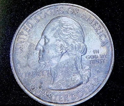 2015 D Kisatchie NP Quarter Error Coin, Clad error reverse  - Image 1 of 4