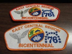 East Central Region 1976 Bicentennial Eagle Scout Patches    SS - Picture 1 of 1