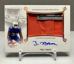 2017 TEEZ TABOR Leaf Trinity Bronze Authentic Signature Patch # PA-TT1 - Picture 1 of 6