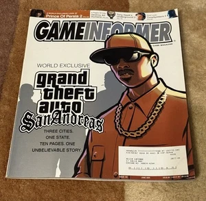 Game Informer Magazin Ausgabe 134 Grand Theft Auto San Andreas Juni 2004 Gaming - Bild 1 von 3