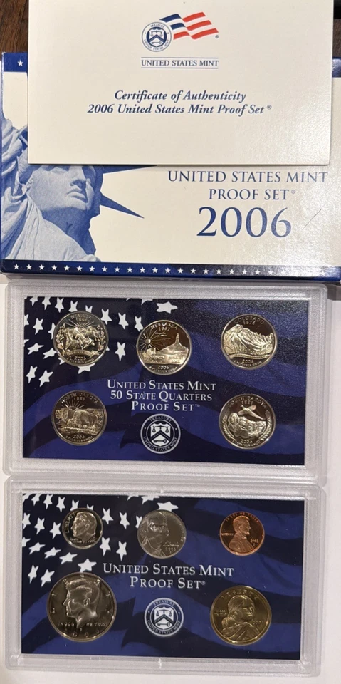 2006 Clad Proof Set U.S. Mint Original Government Packaging COA - Image 1 of 1