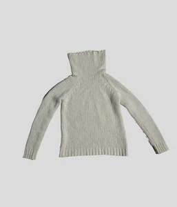 Banana Republic Women Xs Knit Turtleneck Sweater Cream - Picture 1 of 3