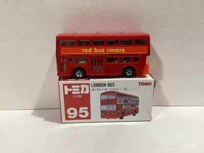 Autobús TOMICA 95 Londres 1:150 Japón rojo autobús rovers Foto 1 de 3