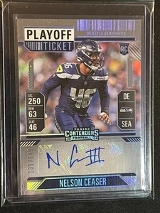 Boleto de playoffs Contenders Nelson Ceaser 2024 automático RC/149 - Imagen 1 de 2