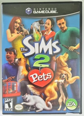 The Sims 2: Pets (Nintendo GameCube, 2006) Game Case No Manual Tested VG2 - Image 1 of 4