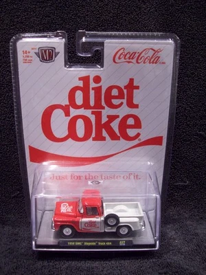 GMC Step Side 1958 M2 Machines Diet Coke 4x4 edición limitada fundido a presión. Foto 1 de 2