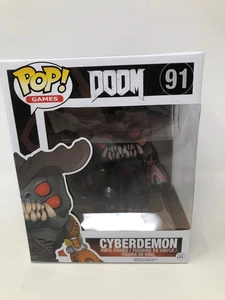 Funko POP! Games Doom Cyberdemon Supersized #91 Vinyl Figure DAMAGED BOX - Foto 1 di 7