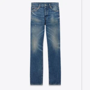 Saint Laurent Mid Rise Button Fly Straight Jeans 34 NWT NEW - Picture 1 of 13