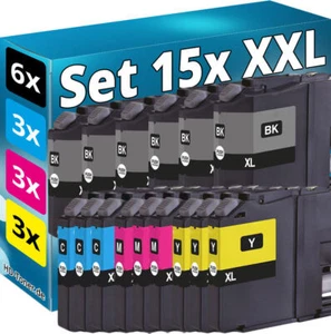 Druckfuxx 15x xl Cartouches Compatible brother MFC-J480DW J880DW J4420DW J4620DW - Bild 1 von 9